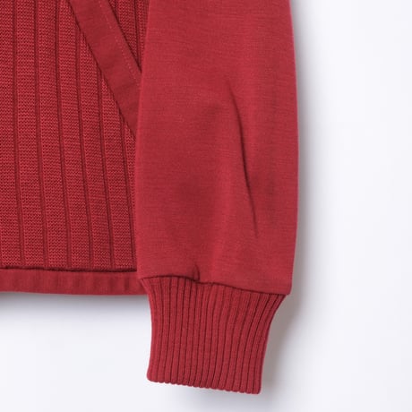 80s Vintage adidas Knit Track Jacket Bordeaux (Made in West Germany)