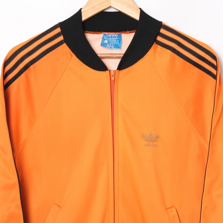 70s Vintage adidas Ventex  ATP Track Jacket Orange × Black (Made in France) 1
