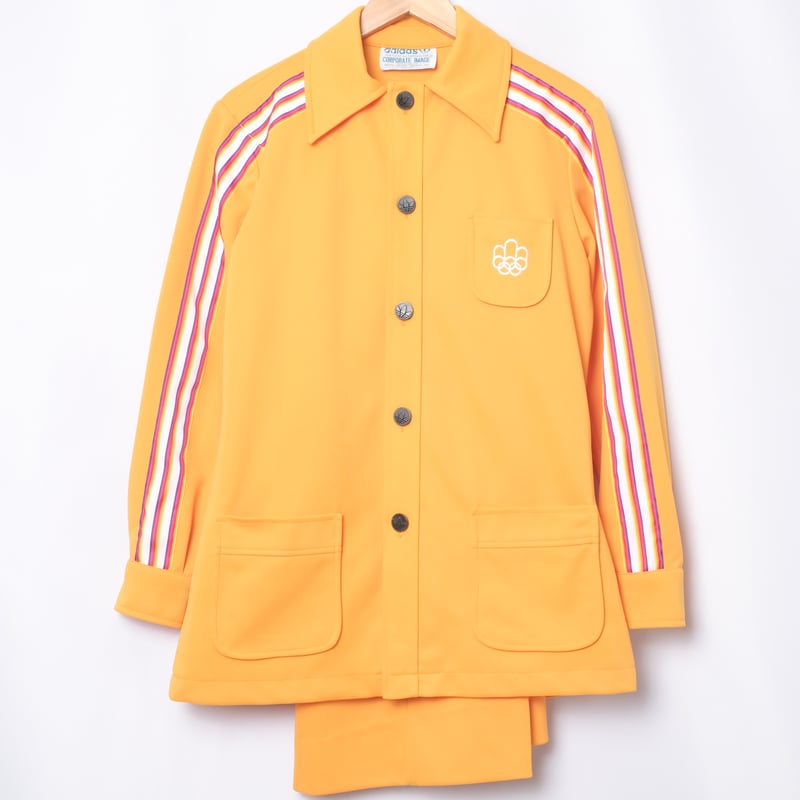 珍品 70s White Stag オレンジ コットン ジップアップジャケット 中古・古着通販】adidas (アディダス) 70's ナイロンジャケット