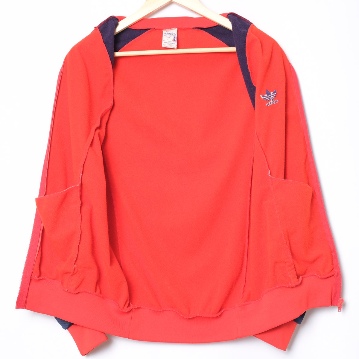 70-80s Vintage adidas Ventex ATP Red × Navy Tra 70-80s Vintage adidas Ventex ATP Red × Navy Tra