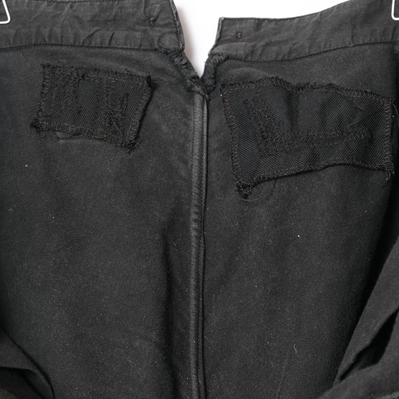 40s France Vintage Black Moleskin Work Trousers 40s France Vintage Black Moleskin Work Trousers