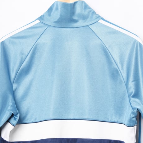 80s Vintage adidas Track Jacket Navy × Light Blue（Made in Hungaria）