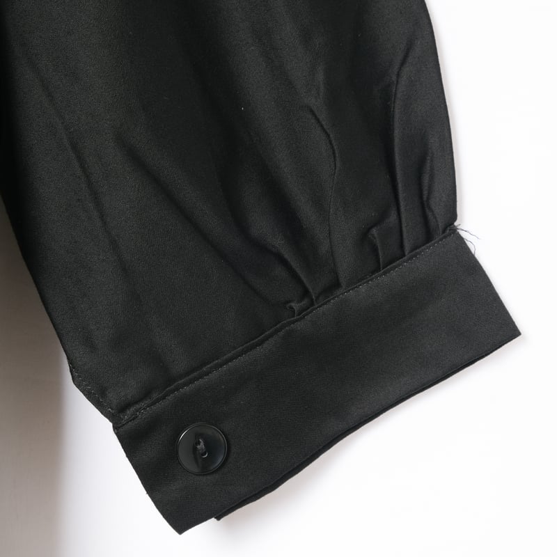 50-60s France Vintage Light Black Moleskin Wor