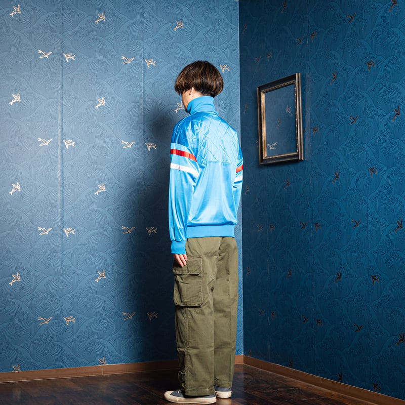 80s Vintage adidas Ventex Track Jacket Light Bl