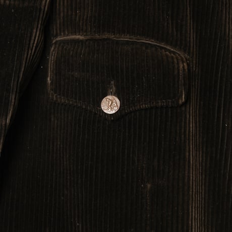 30-40s France Vintage Brown Corduroy Hunting Jacket