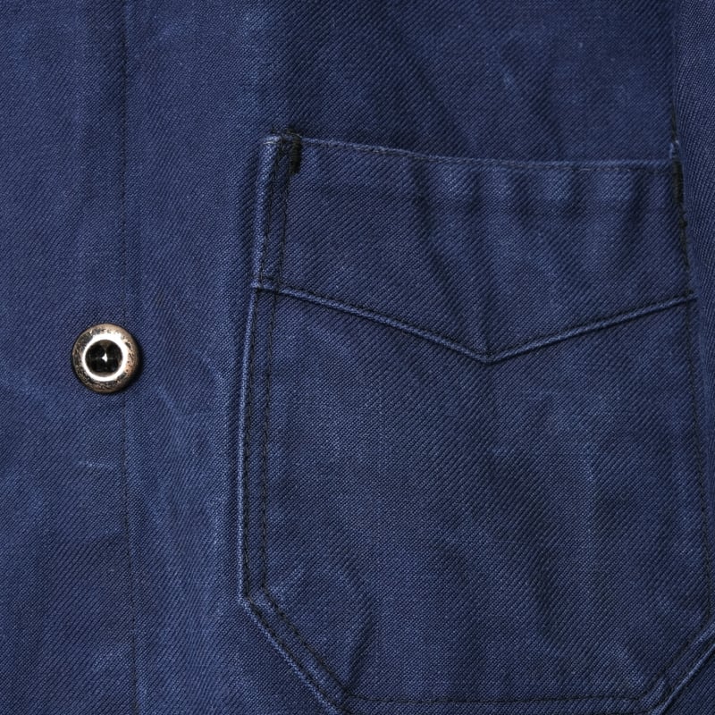 スペシャル！ 1930s フレンチ ダブル ウール ジャケット ヴィンテージ 30s-40s France Vintage Blue Cotton Twill Doubl