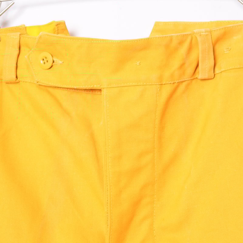 40-50s France Vintage SNCF Yellow Work Trousers