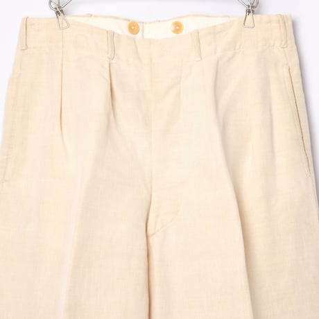 -50s France Vintage Eversmart Linen Trousers