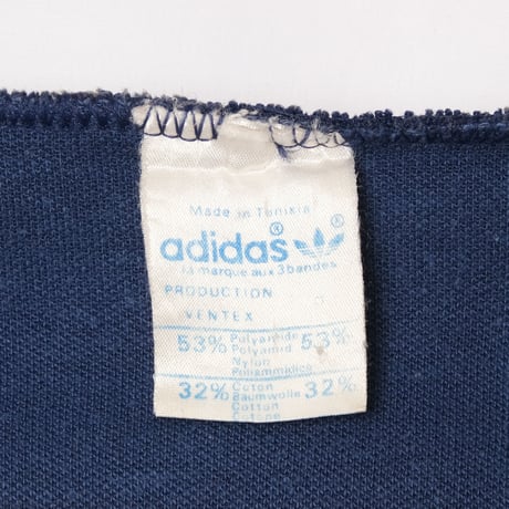 70-80s Vintage adidas Ventex Track Jacket Navy× Right Blue