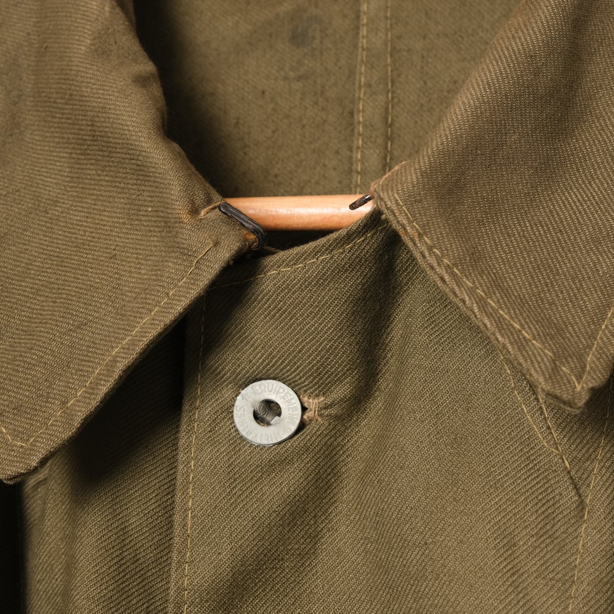 French Army M38 Bourgeron Jacket Metal Button | French Army M38 Bourgeron Jacket Metal Button |
