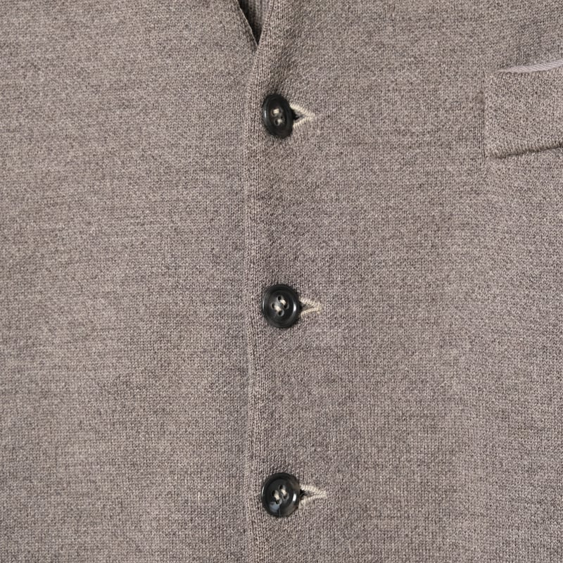 50-60s France Vintage Wool Knit Gilet Jacket |
