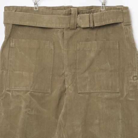 French Army Motorcycle Trousers Early（Cotton Canvas）