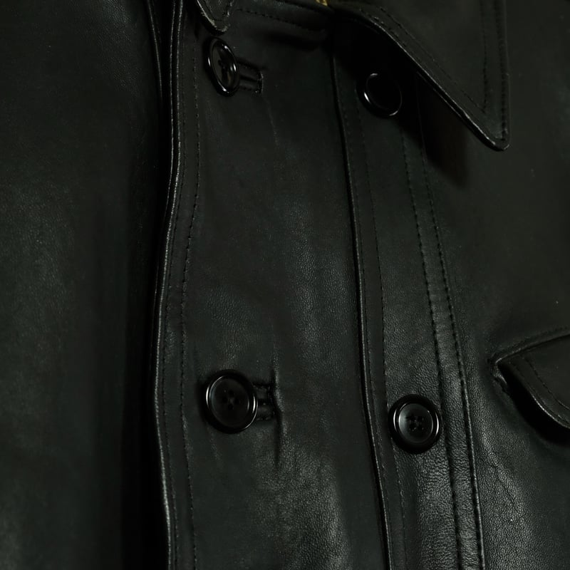 30s-40s French Vintage Leather Jacket (Corbusie 30s-40s French Vintage Leather Jacket (Corbusie