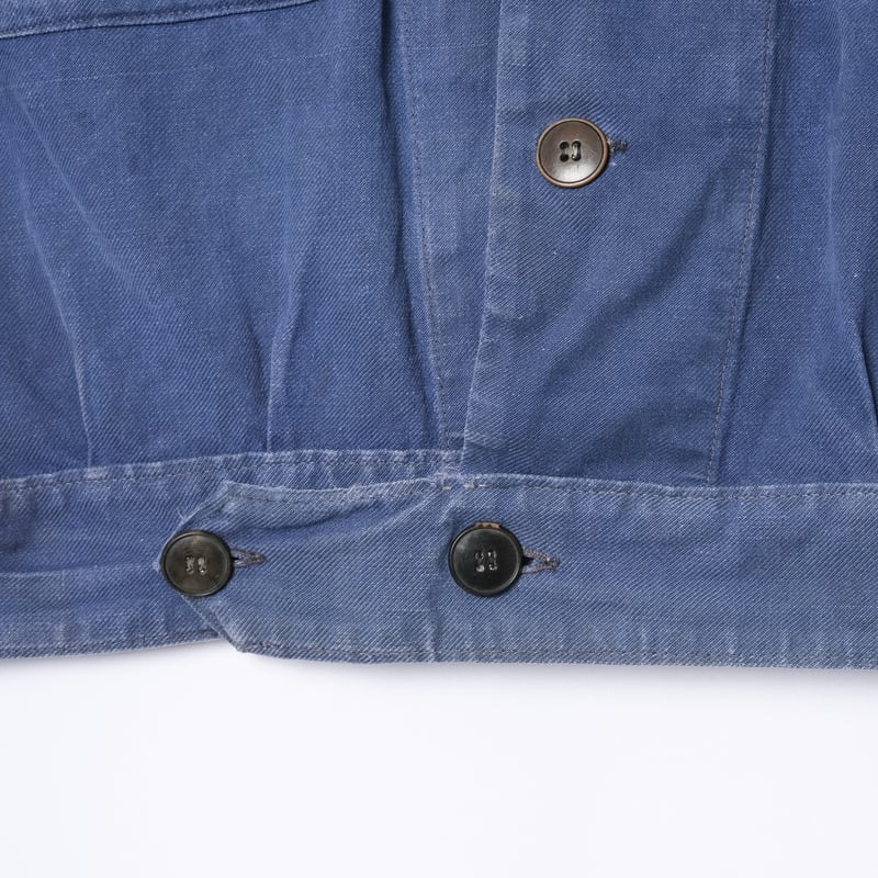 40-50s France Vintage Cotton Twill Cyclist Jack 40-50s France Vintage Cotton Twill Cyclist Jack
