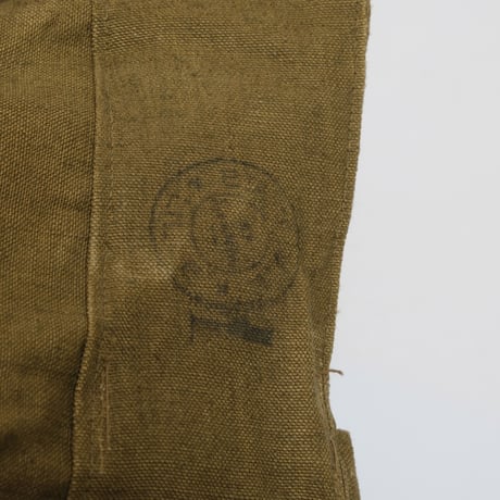 French Army Motorcycle Trousers Early Size 1 Linen Wood Button  Dead Stock