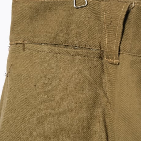 40s French Army Work Trousers Size 92L Dead Stock