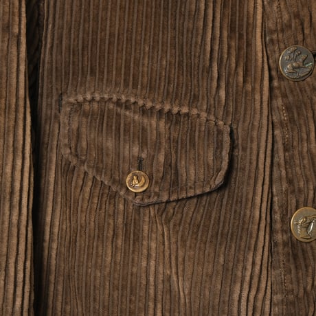 -30s France Vintage A La Maison de Paris Toulouse Corduroy Hunting Jacket