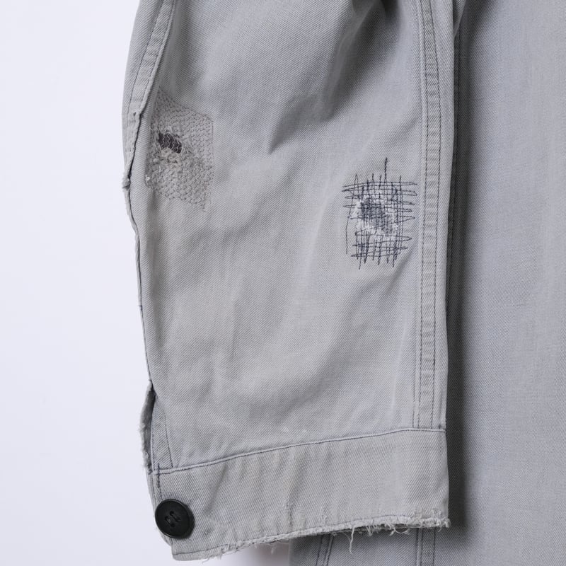 40-50s French Vintage Black Chambray Atelier C 40-50s French Vintage Black Chambray Atelier C