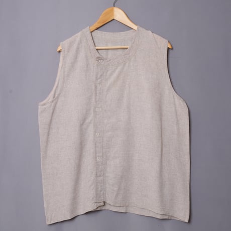 40-50s French Farmers Linen Gillet