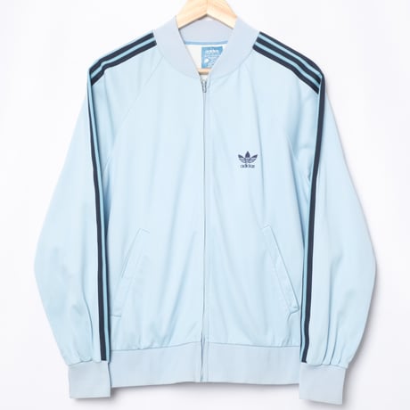 70s Vintage adidas Ventex ATP Track Jacket Light Blue (Made in France)