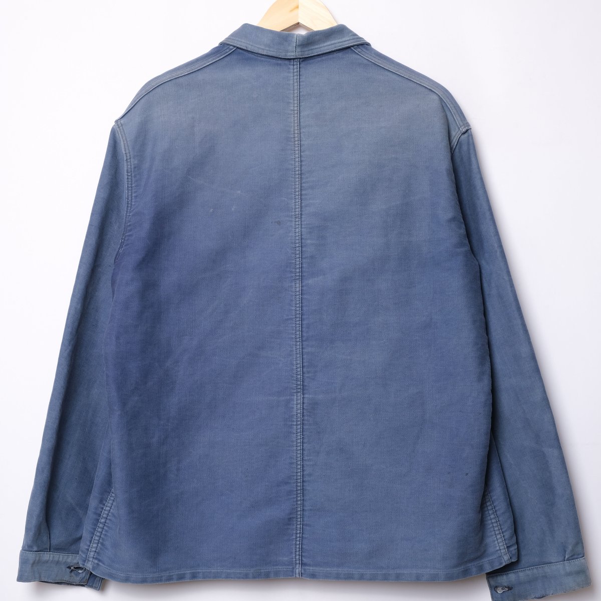 50–60s France Vintage Vulcain Blue Moleskin Jac