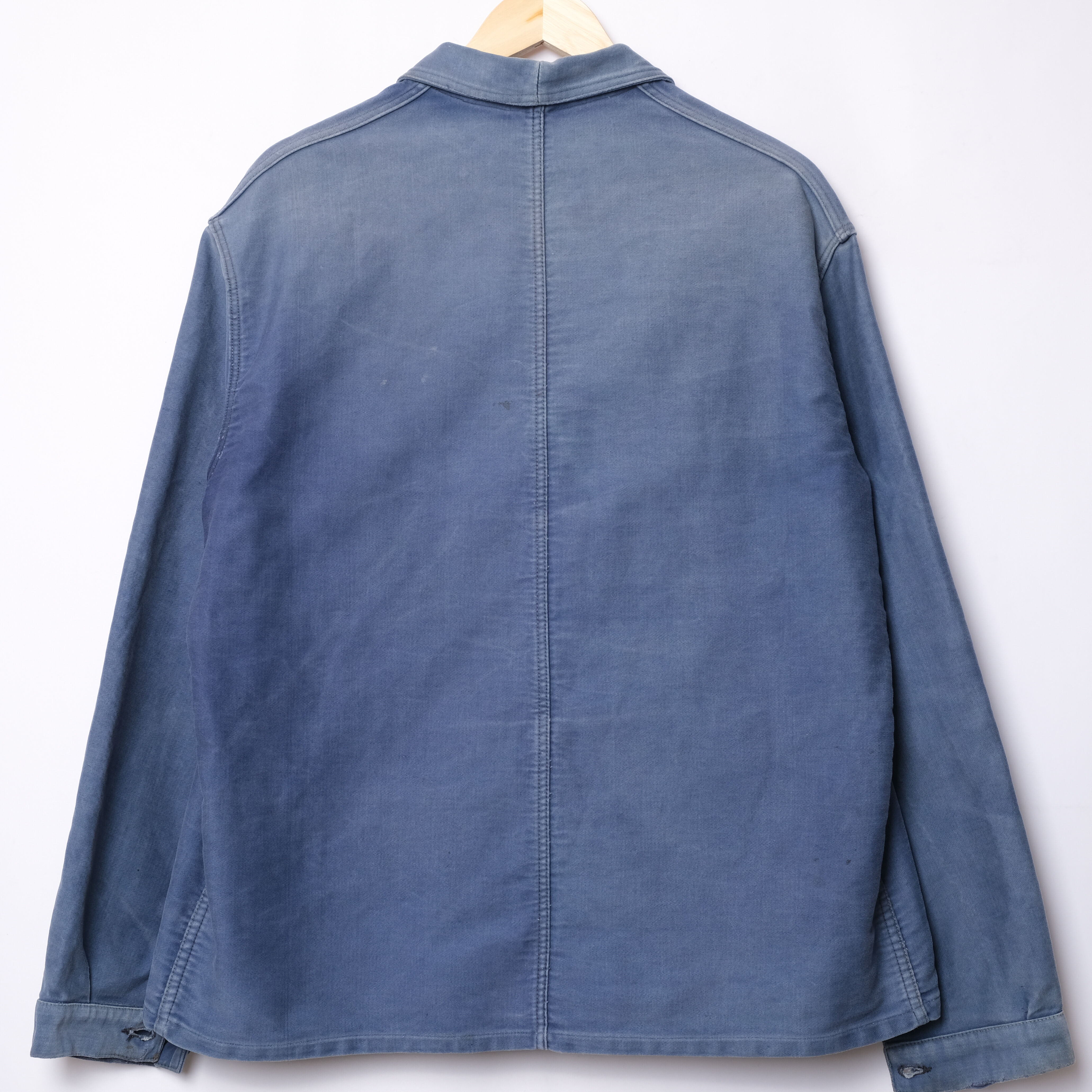 50–60s France Vintage Vulcain Blue Moleskin Jac