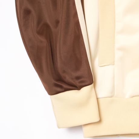 70s Vintage adidas Ventex ATP Ivory ×Brown Track Jacket (Made in France)