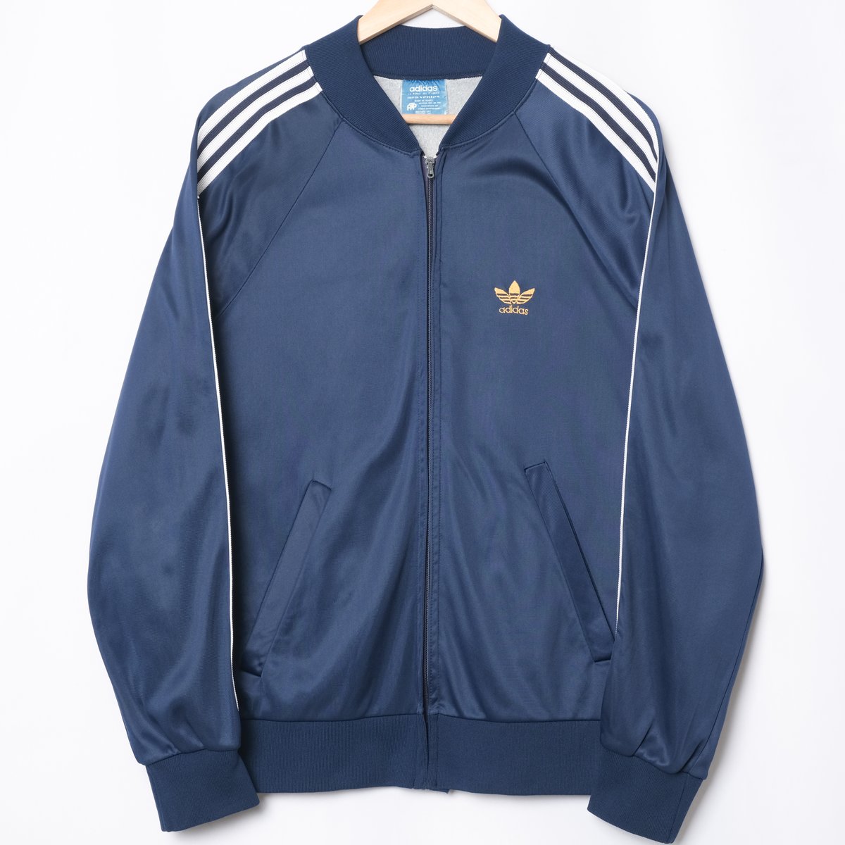 70s Vintage adidas Ventex ATP Track Jacket Navy