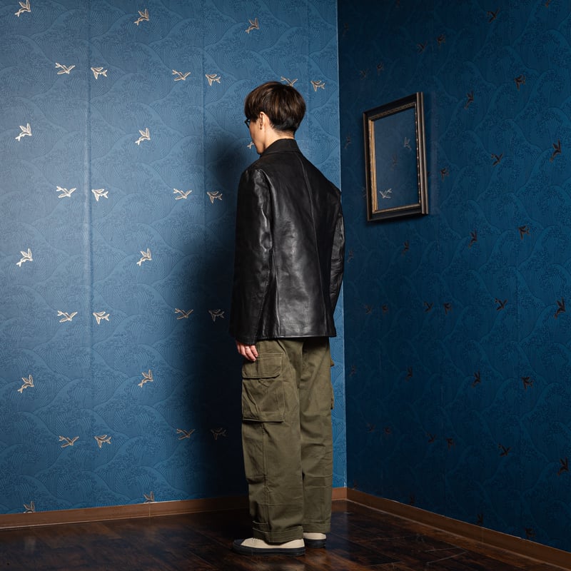 60-70s France Vintage Leather Jacket (Corbusier