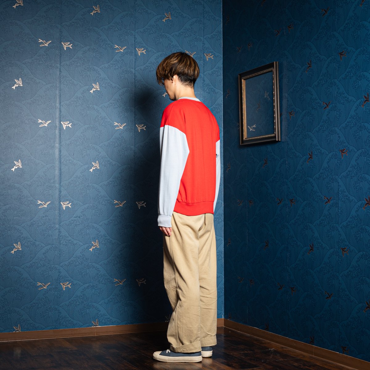 70-80s Vintage Le Coq Sportif Sweat Red (Made i