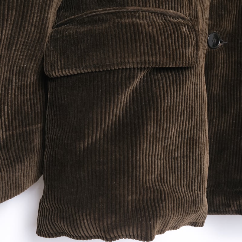 30-40s Le Mont St Michel Brown Corduroy Jacke