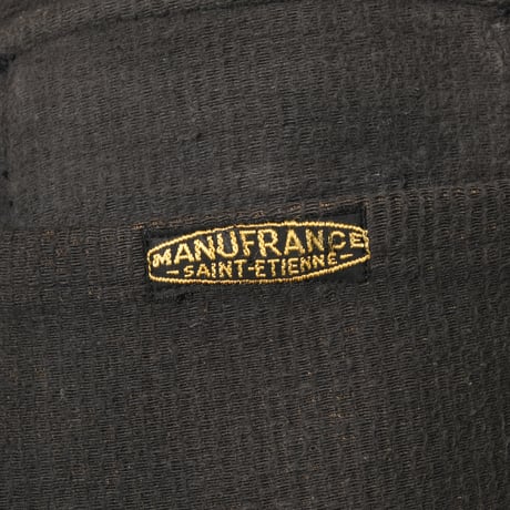 40s France Vintage Manu France Gray Cotton Pique Hunting Jacket