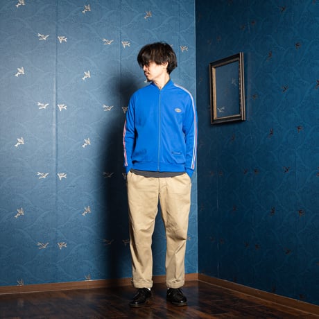 60s Vintage adidas Ventex Collarless Track Jacket Late World Mark France (Made in France)