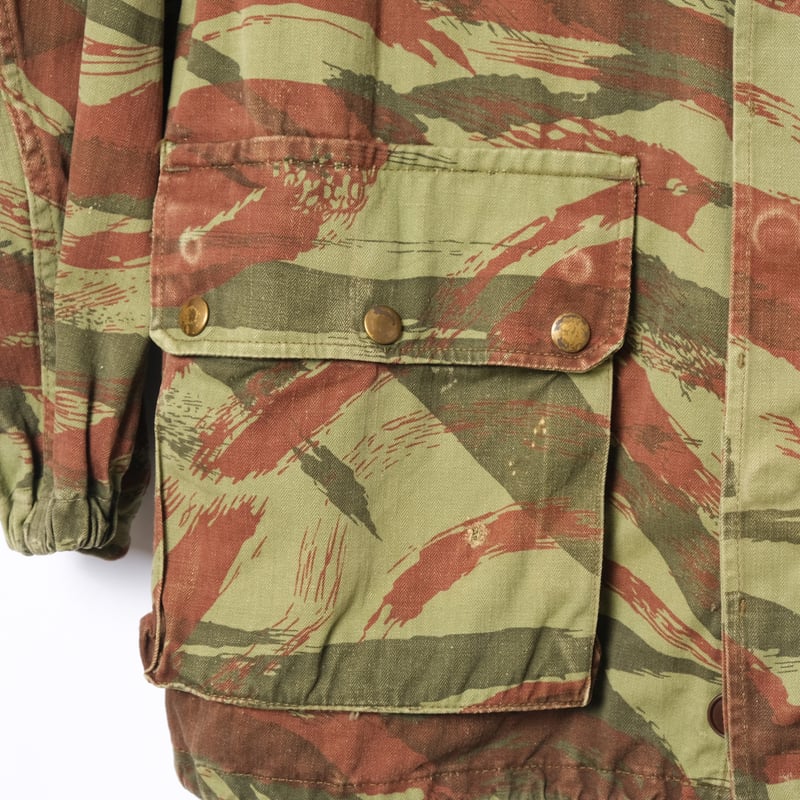 French Army Lizard Camouflage HBT Parachute Jac