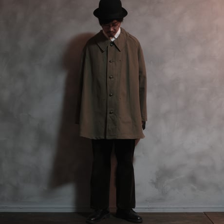 French Army M35 Motorcycle Coat  Size6  (Short）Dead Stock