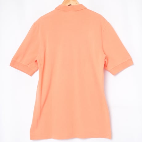 80s Vintage adidas VENTEX Half Sleeve Polo Shirt Orange（Made in France）
