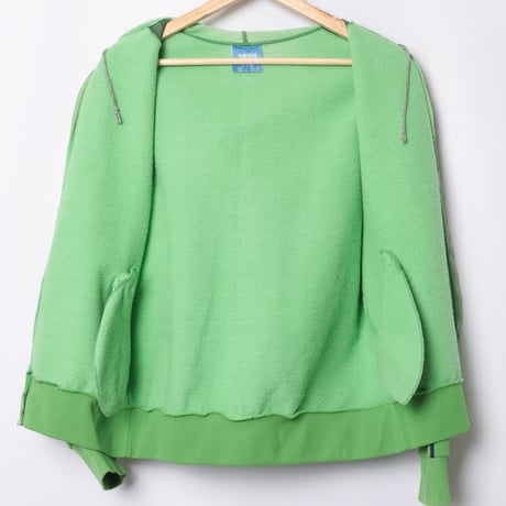 70s Vintage adidas Ventex Hoodie Light Green (Made in France)