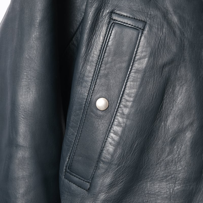 70s-80s French Army VTN Pilot Leather Jacket Si