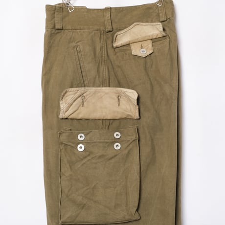 French Army M47 Trousers Early 比翼 Metal Button Size 21