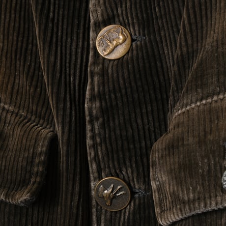 40-50s French Vintage Le Meilleur D'Amiens Corduroy Hunting Jacket