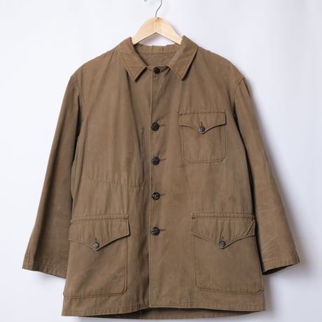 50-60s French Vintage L' Arghuss Canvas Hunting Jacket