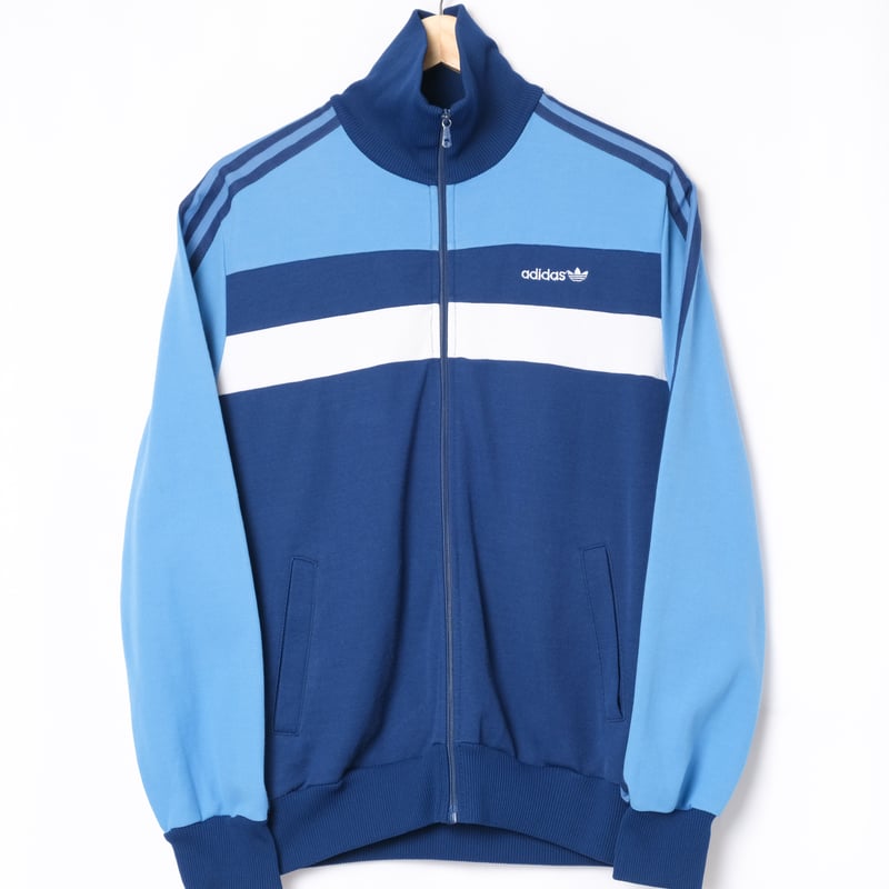 70s 80s adidas ネイビー トラックジャケット ユーゴスラビア製 即決 綺麗な状態 ユーゴスラビア製 70s 80s ヴィンテージ