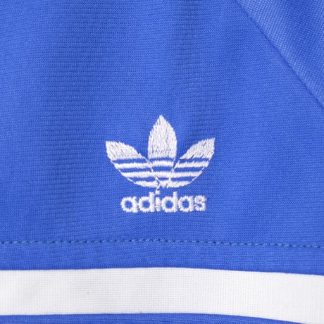70-80s Vintage adidas Track Jacket Model First Blue × White (Made in England)