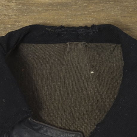 30s French Vintage Adolphe Lafont Leather Jacket（Corbusier Jacket）
