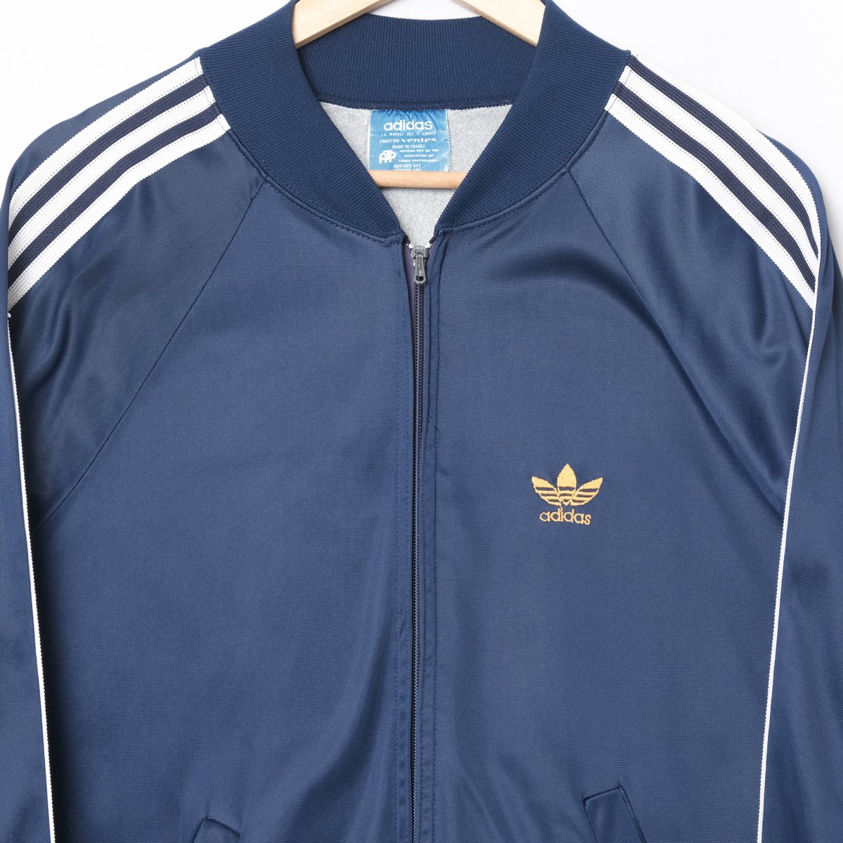 70s Vintage adidas Ventex ATP Track Jacket Navy