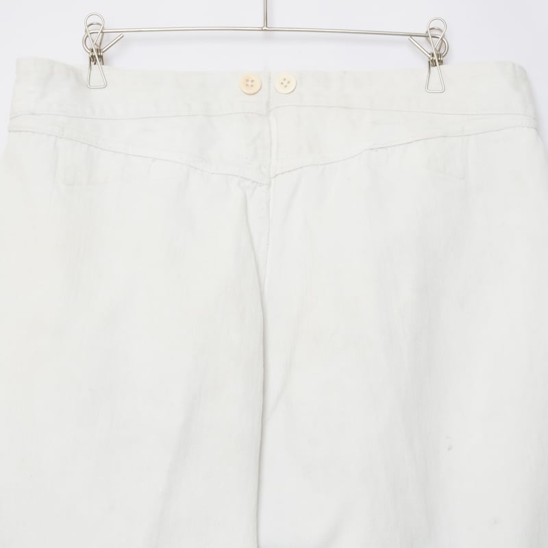 1930s フランス　ビンテージ　コットンヘリンボーンパンツ　サンフェード 1930s French Army HBT Cotton Bourgeron Trouser