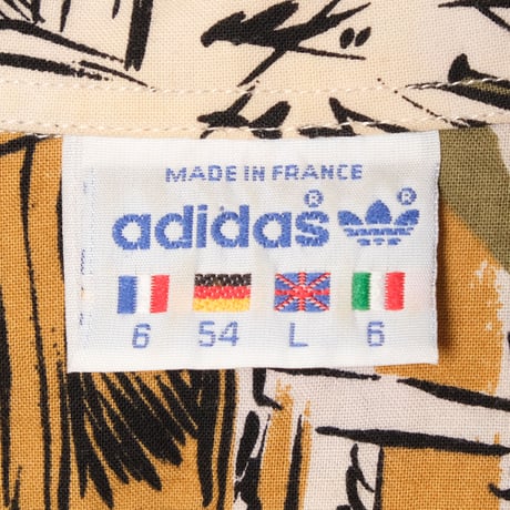 80s Vintage adidas Ventex Shirt（Made in France）