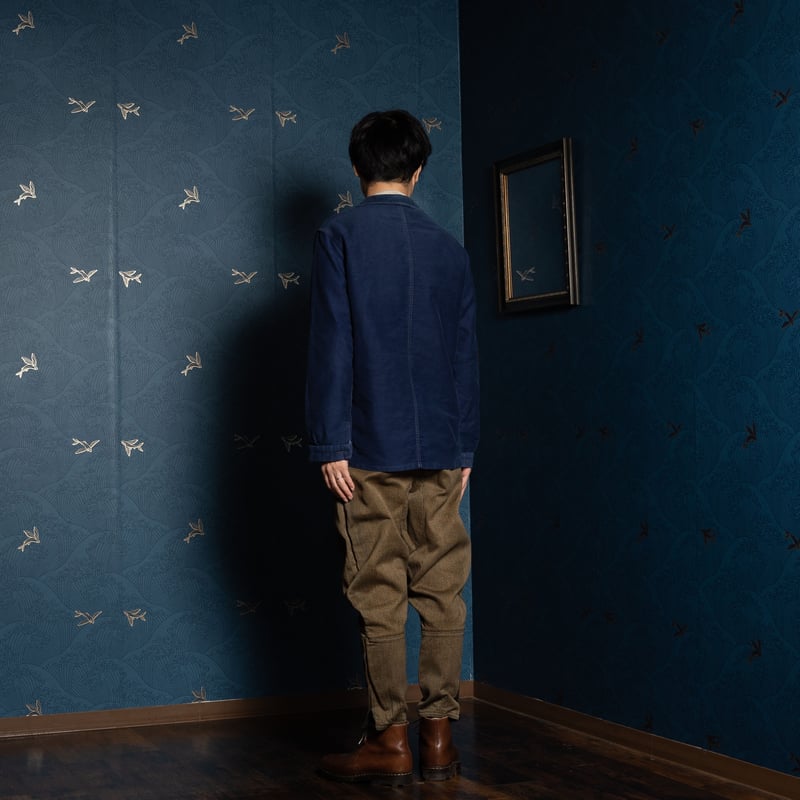 50's フレンチモールスキンジャケット Dumont-d'Urville 50s DUMONT-D'URVILLE MOLESKIN LAPELED WORK JACKET