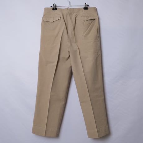 40s French Army Canvas Chino Trousers
