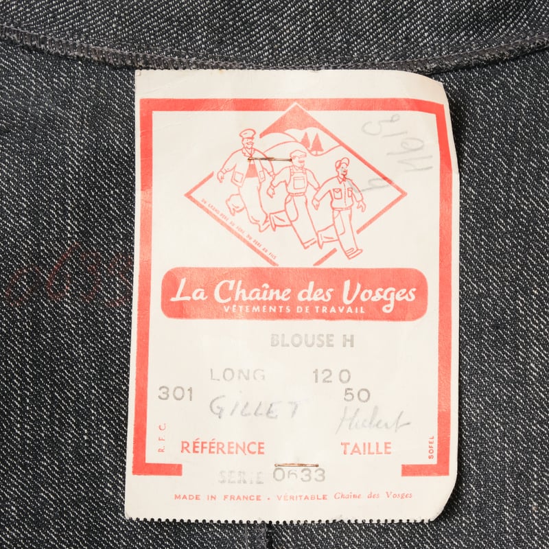 50-60s France Vintage La Chaine des Vosges Blac